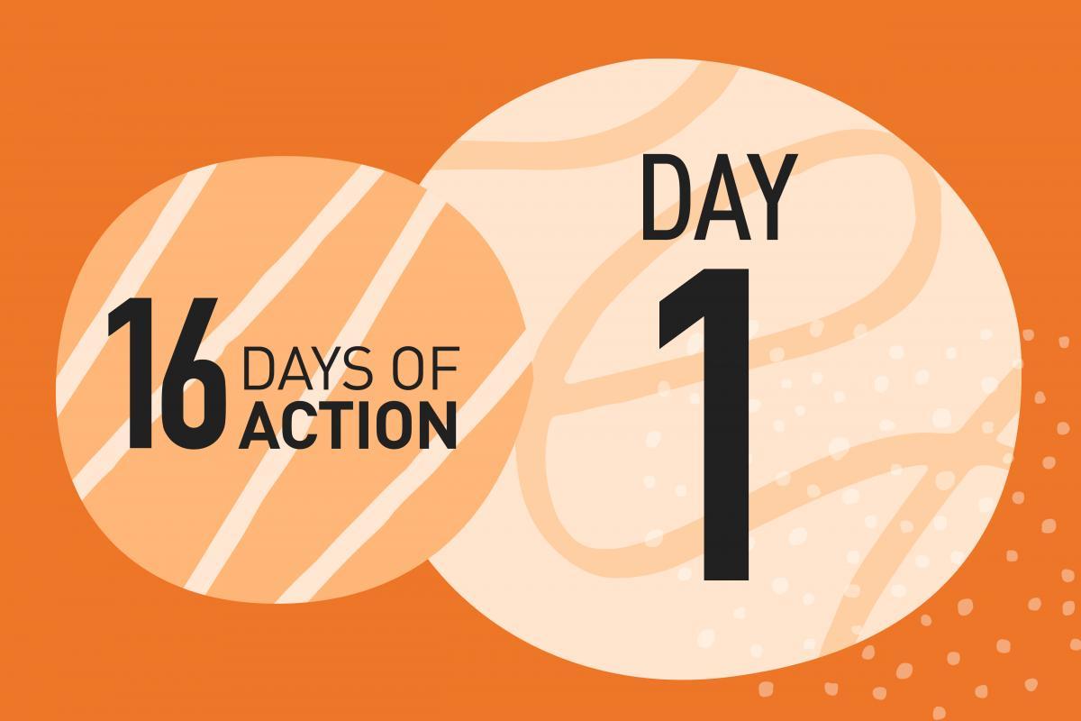 16 Days of Action - Day 1 blog - Violence Against Women and Girls - Imagine