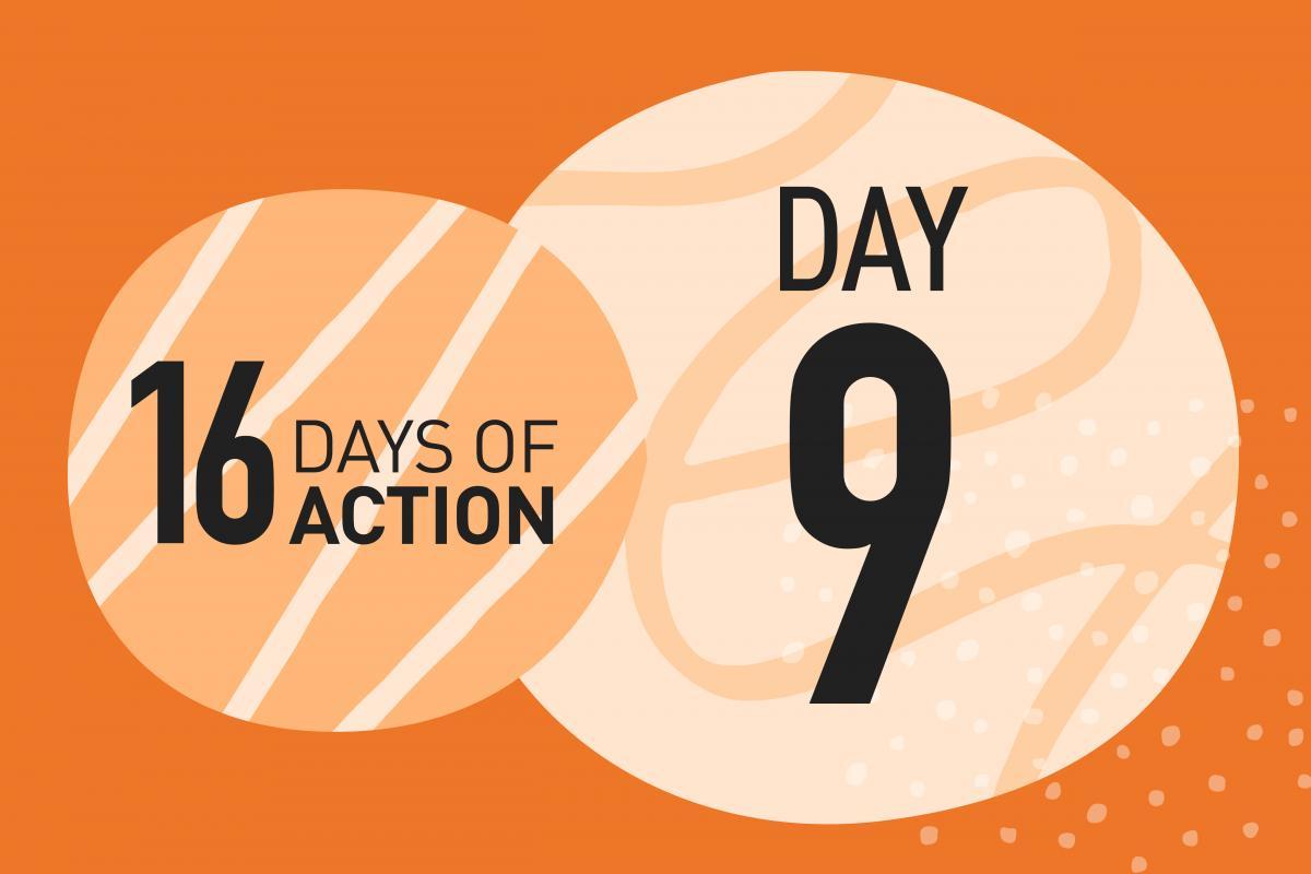 16 Days in Action - Day 9 blog - By stander