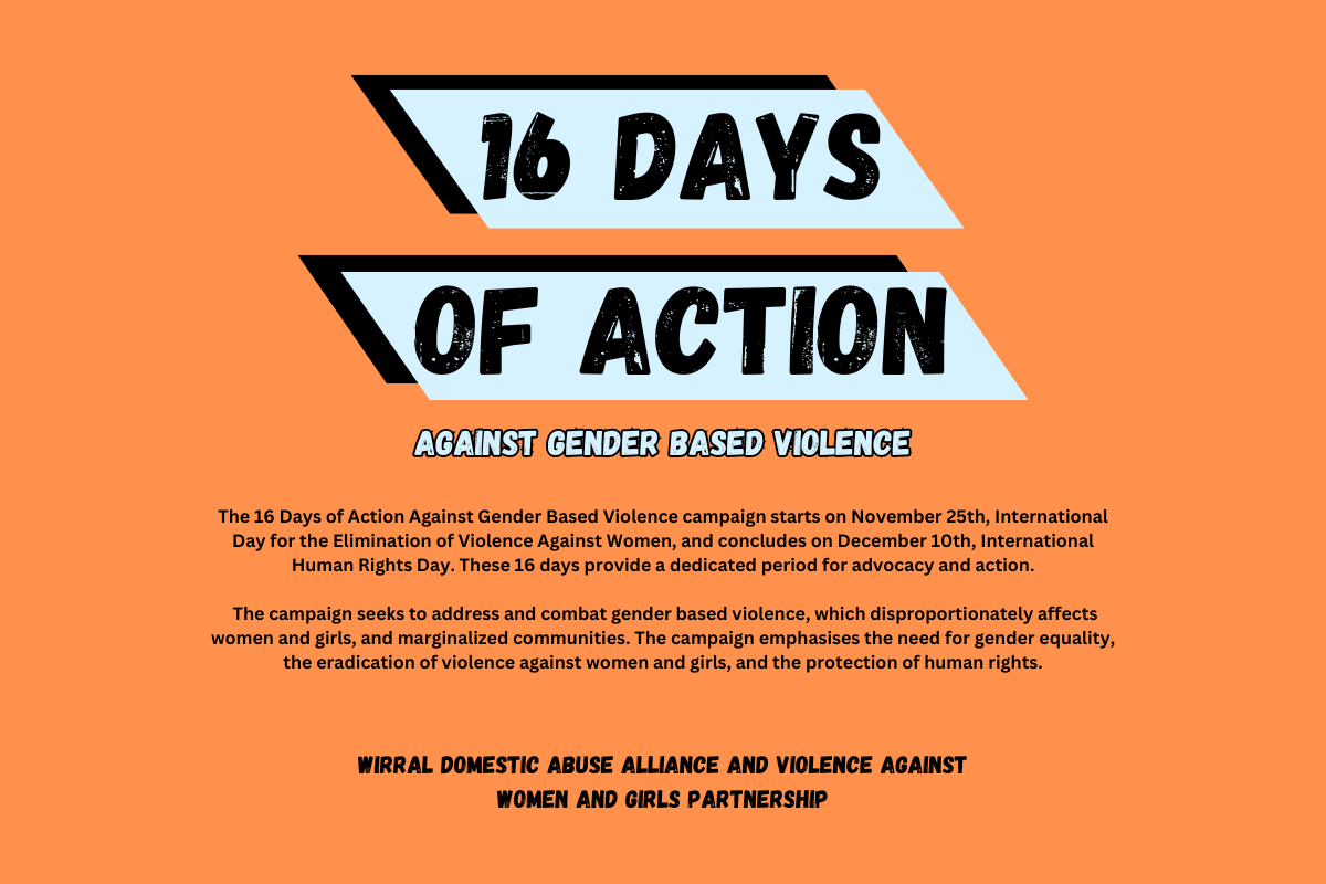 16 Days of Action Against Gender Based Violence