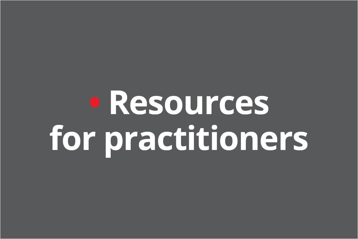 Resources for practitioners